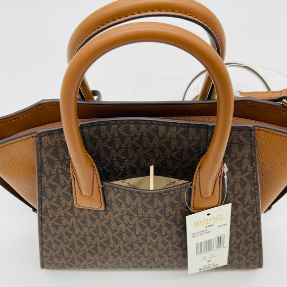 Michael Kors Avril Small Top Zip Satchel Crossbody Bag - Picture 6 of 11